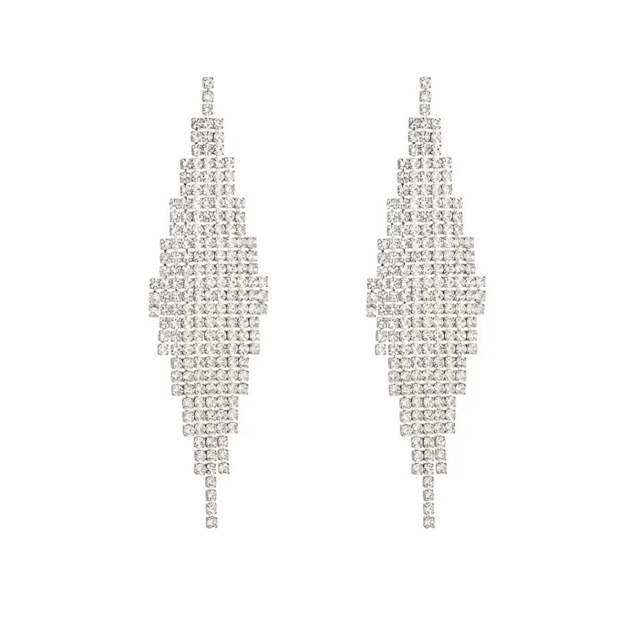 Party Statement Earrings Zilver