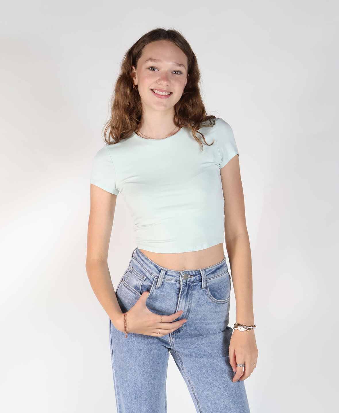 Leela Short Top Mint