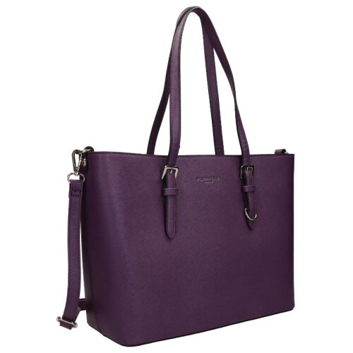 Flora en Co Saffiano Bag Violet 