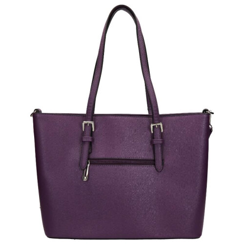 Flora en Co Saffiano Bag Violet 