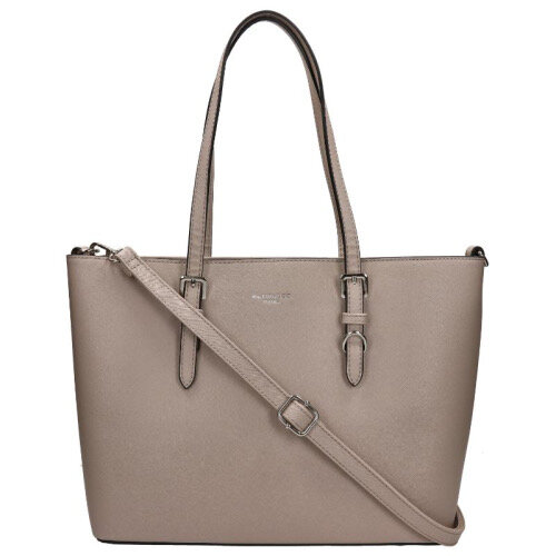 Flora en Co Saffiano Bag Taupe