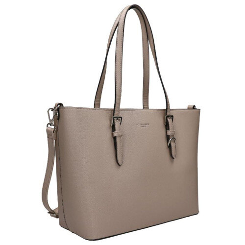 Flora en Co Saffiano Bag Taupe