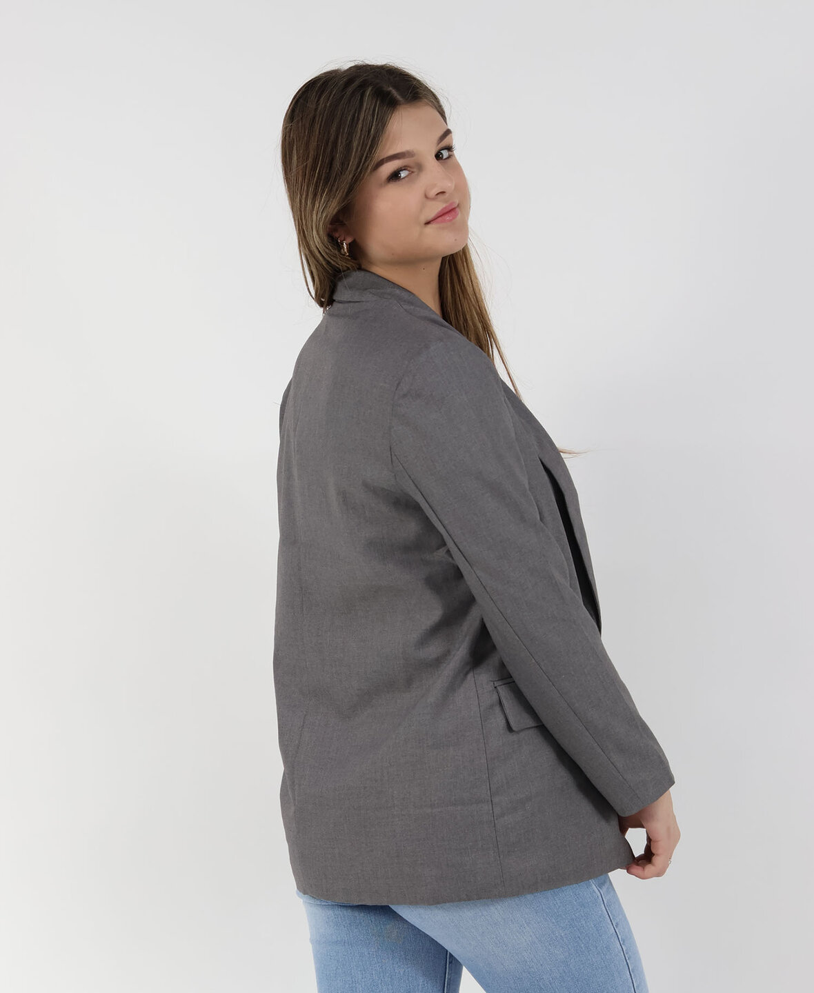 Basic Blazer Grey