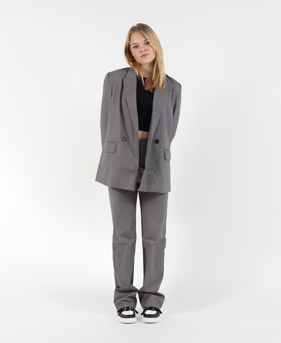 Basic Blazer Grey