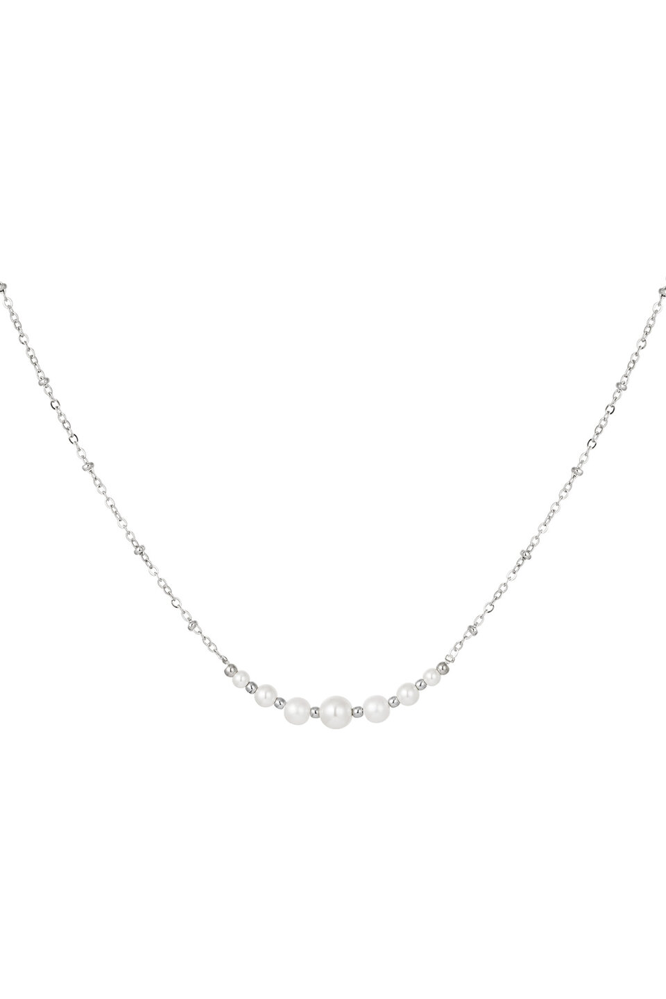 Necklace Pearl party Silver