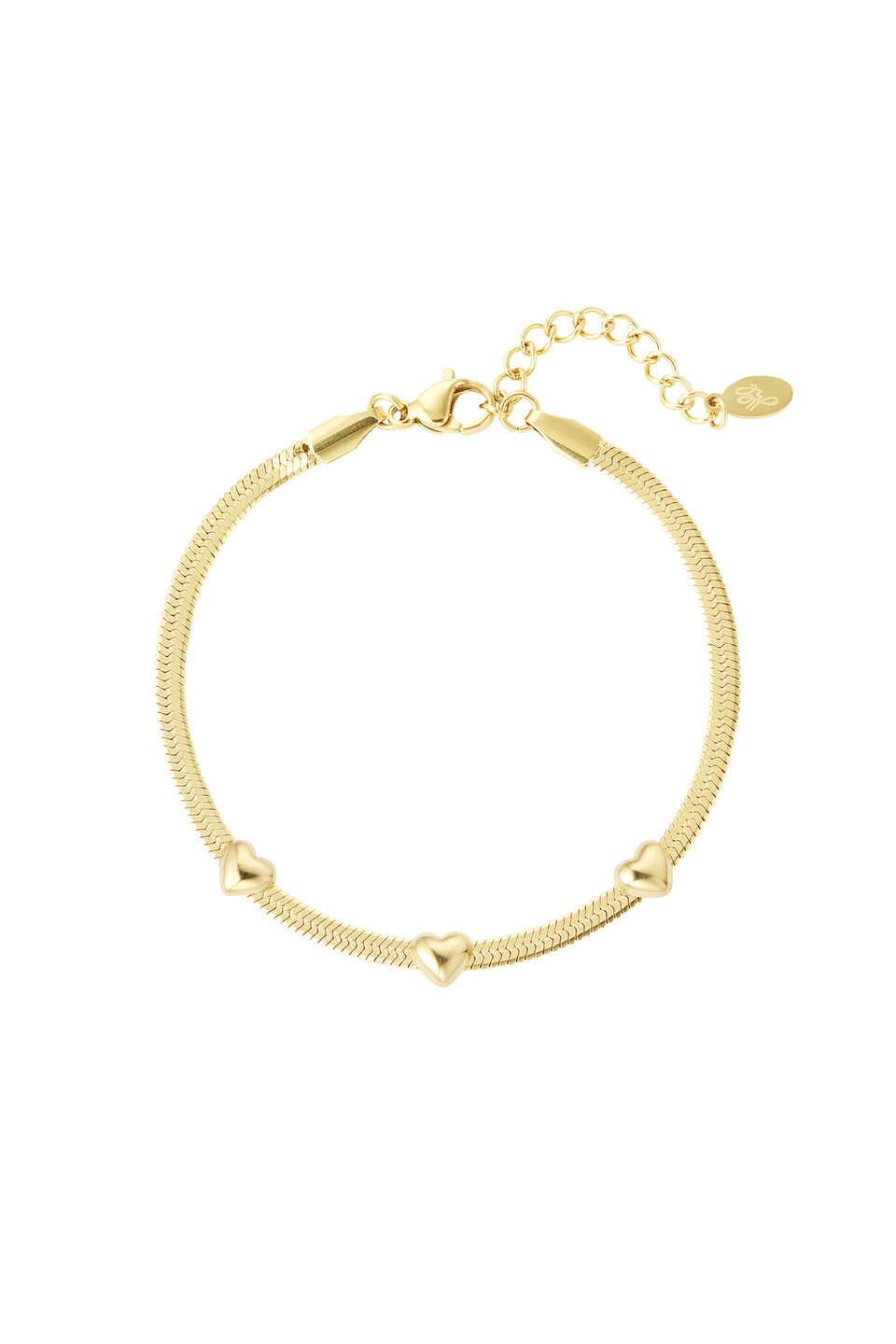 Bracelet hearts gold