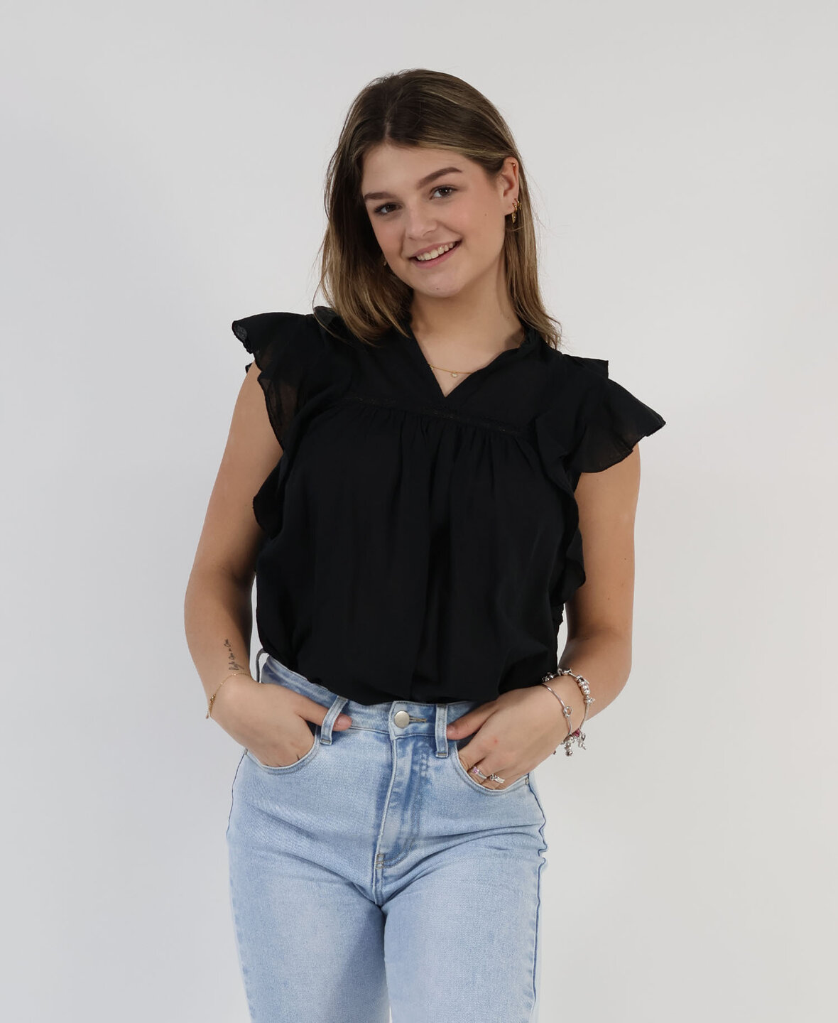 Belle Blouse Black