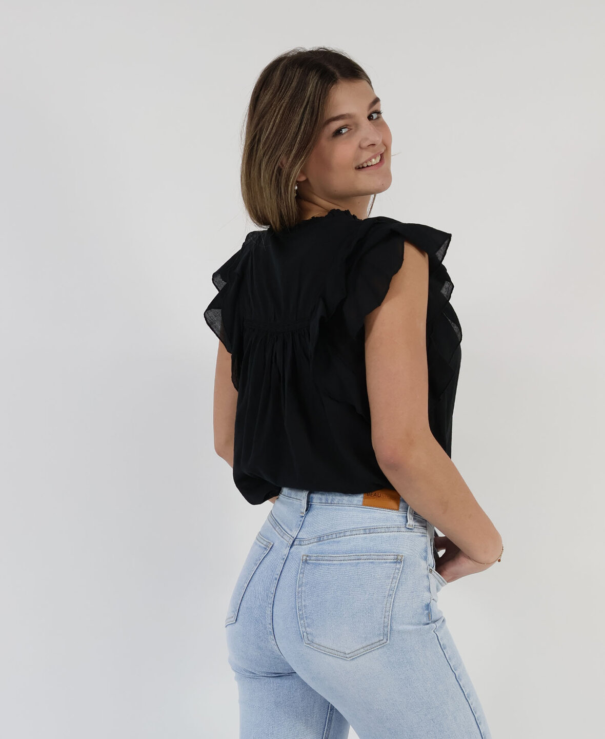 Belle Blouse Black