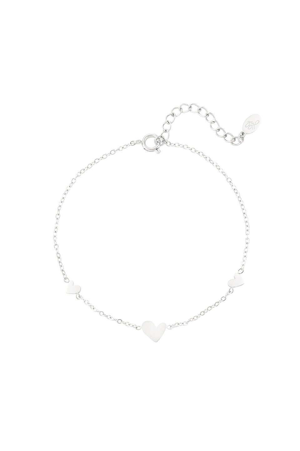 Bracelet three hearts Silver