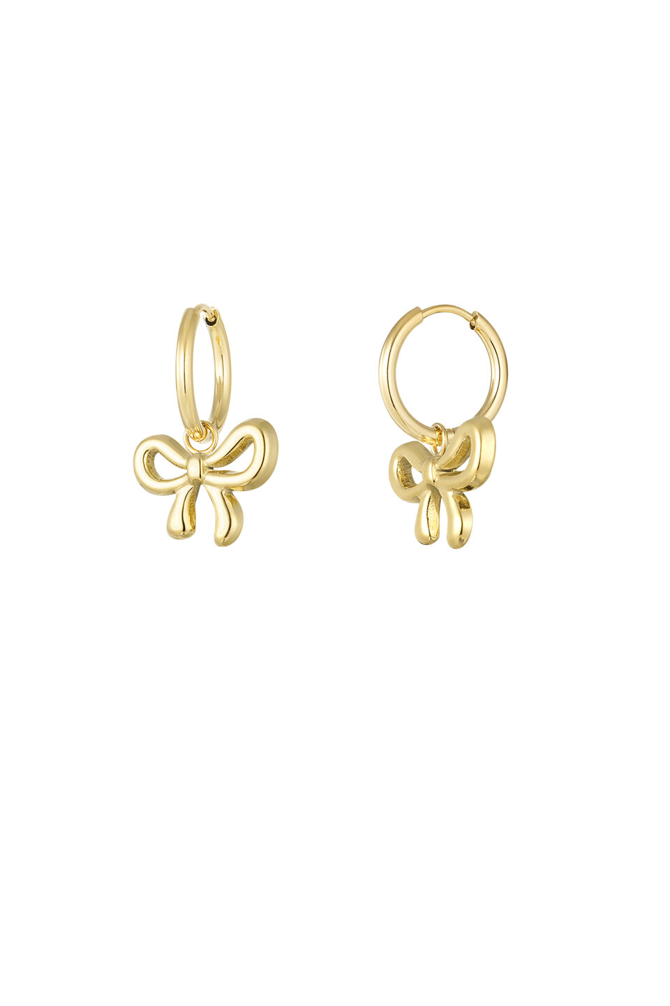 Earrings Bow Gold