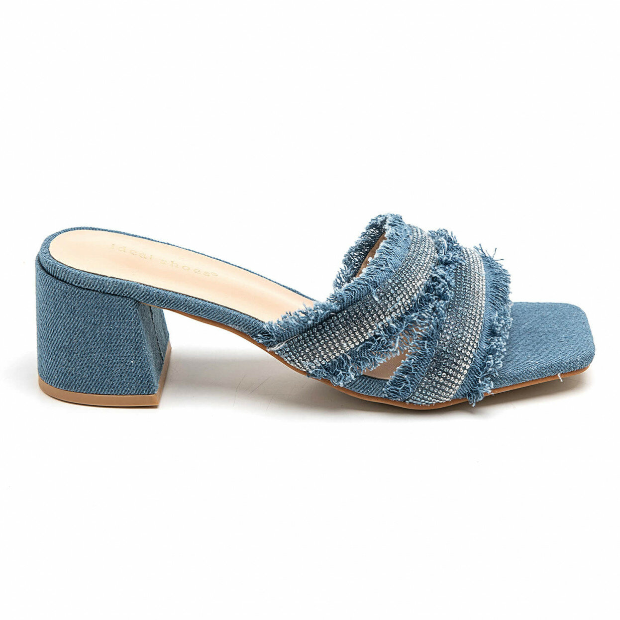 Denim Glam Sandalen Blue