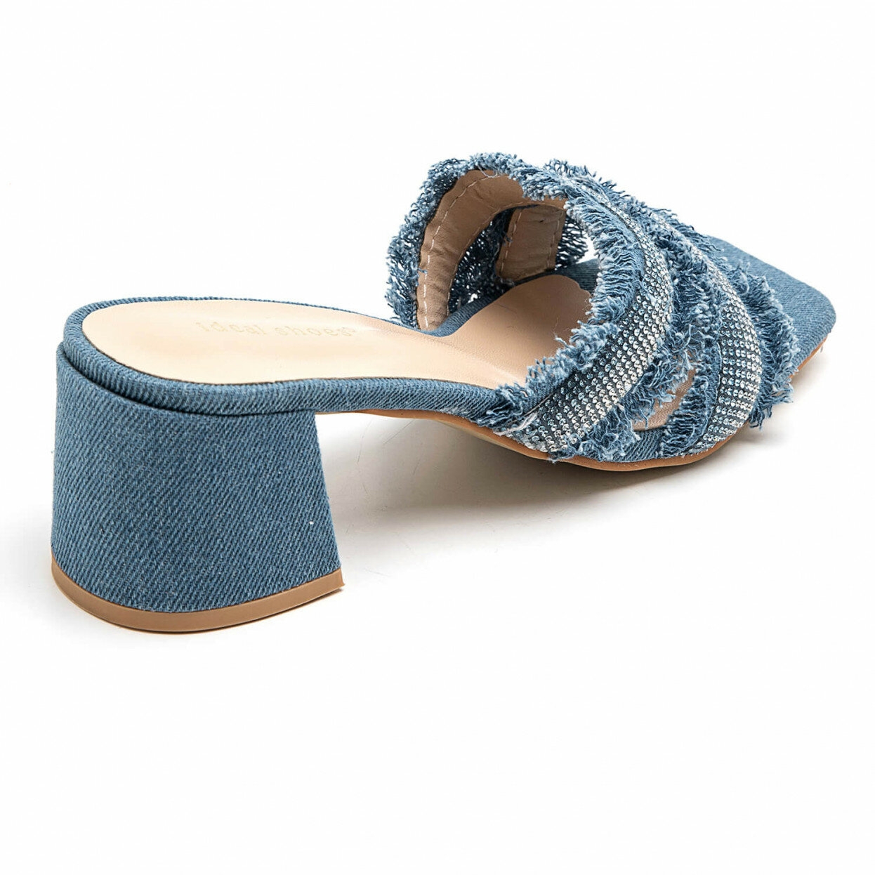 Denim Glam Sandalen Blue