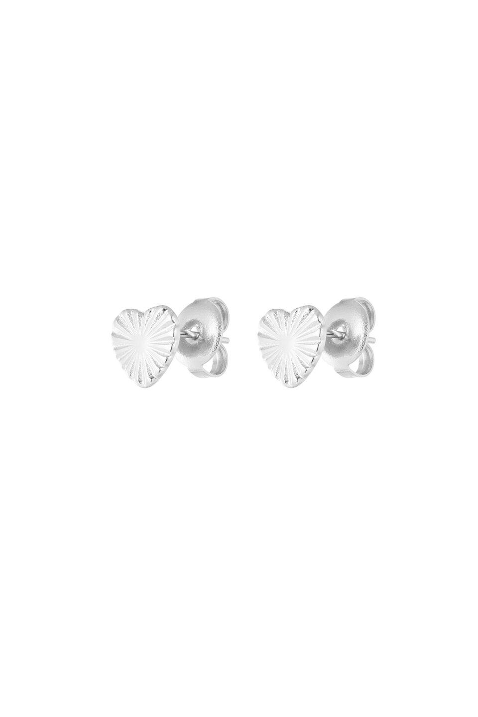 Earring love studs silver