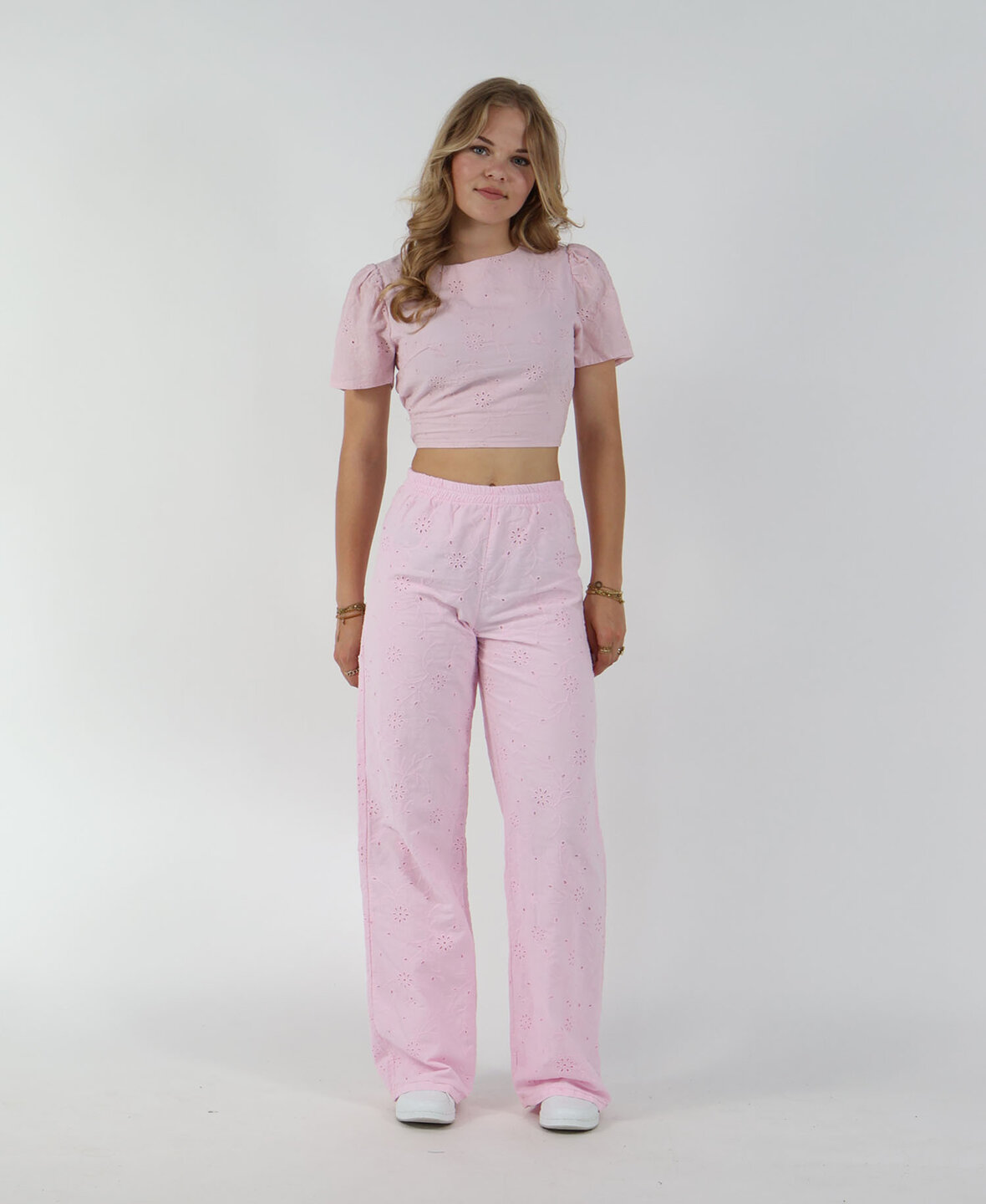 Broderie Pants Babypink (REGULAR)