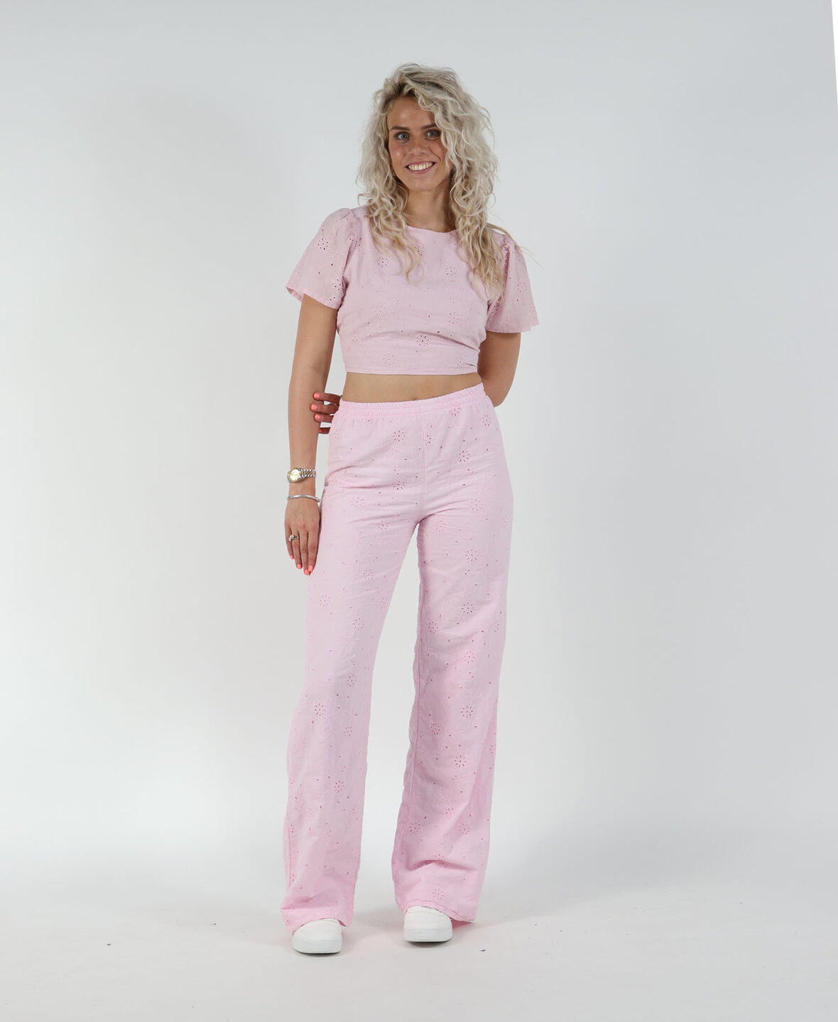 Broderie Pants Babypink (TALL)