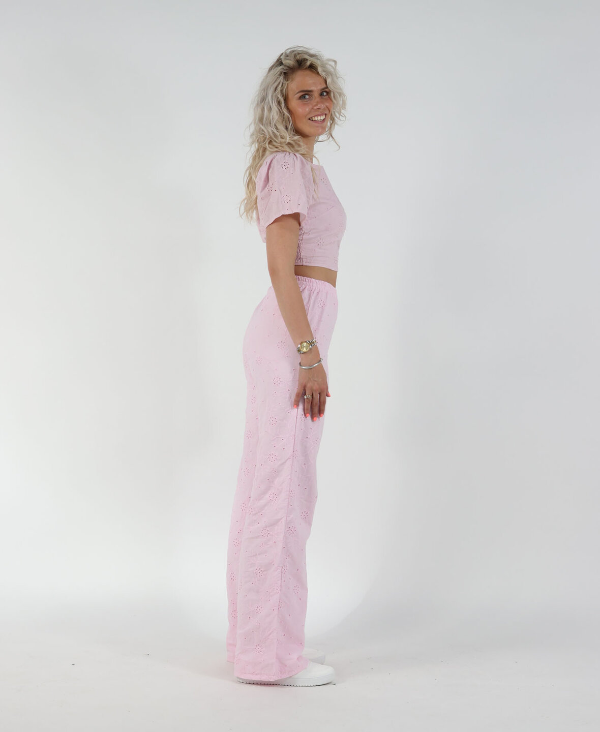 Broderie Pants Babypink (TALL)