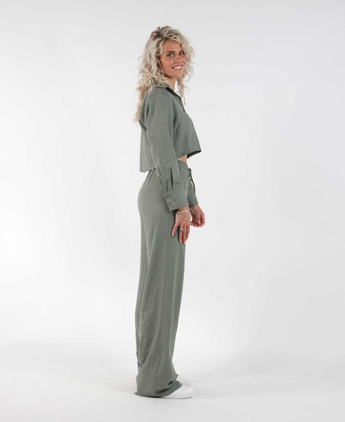 Linnen Pants Khaki (TALL)