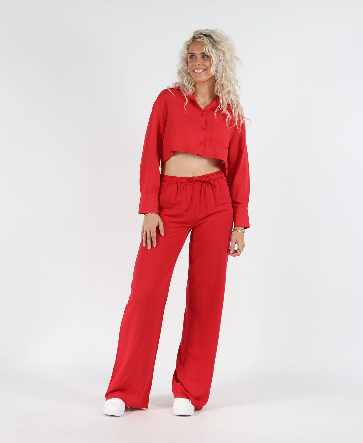 Linnen Pants Red (TALL)