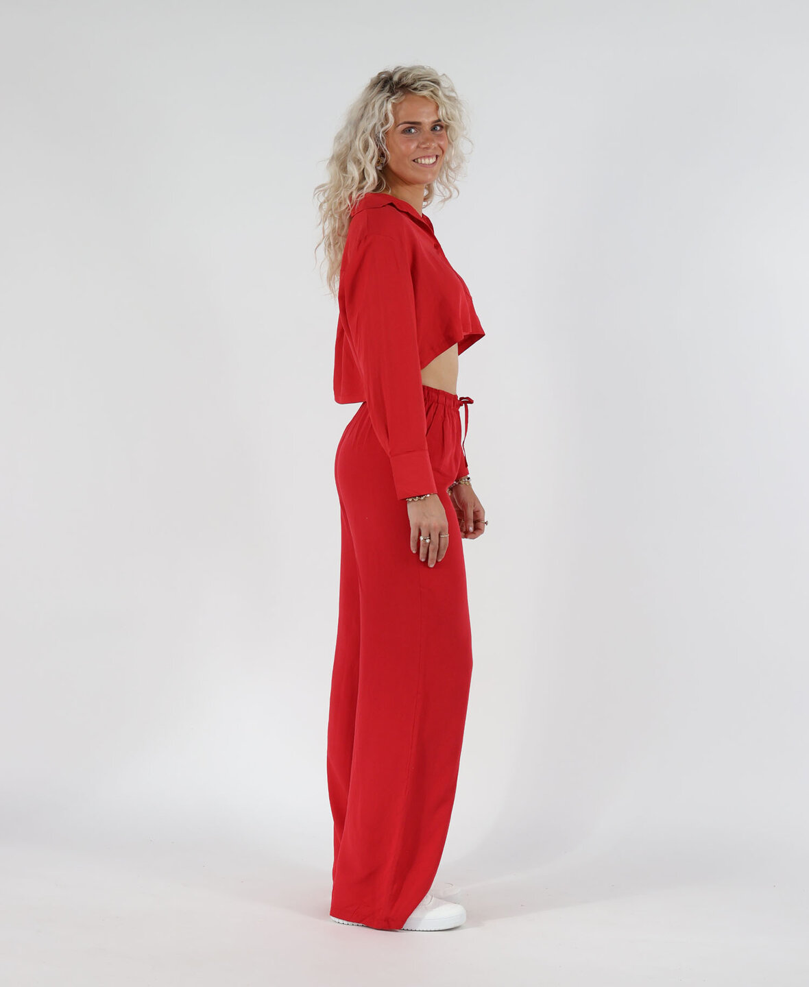 Linnen Pants Red (TALL)