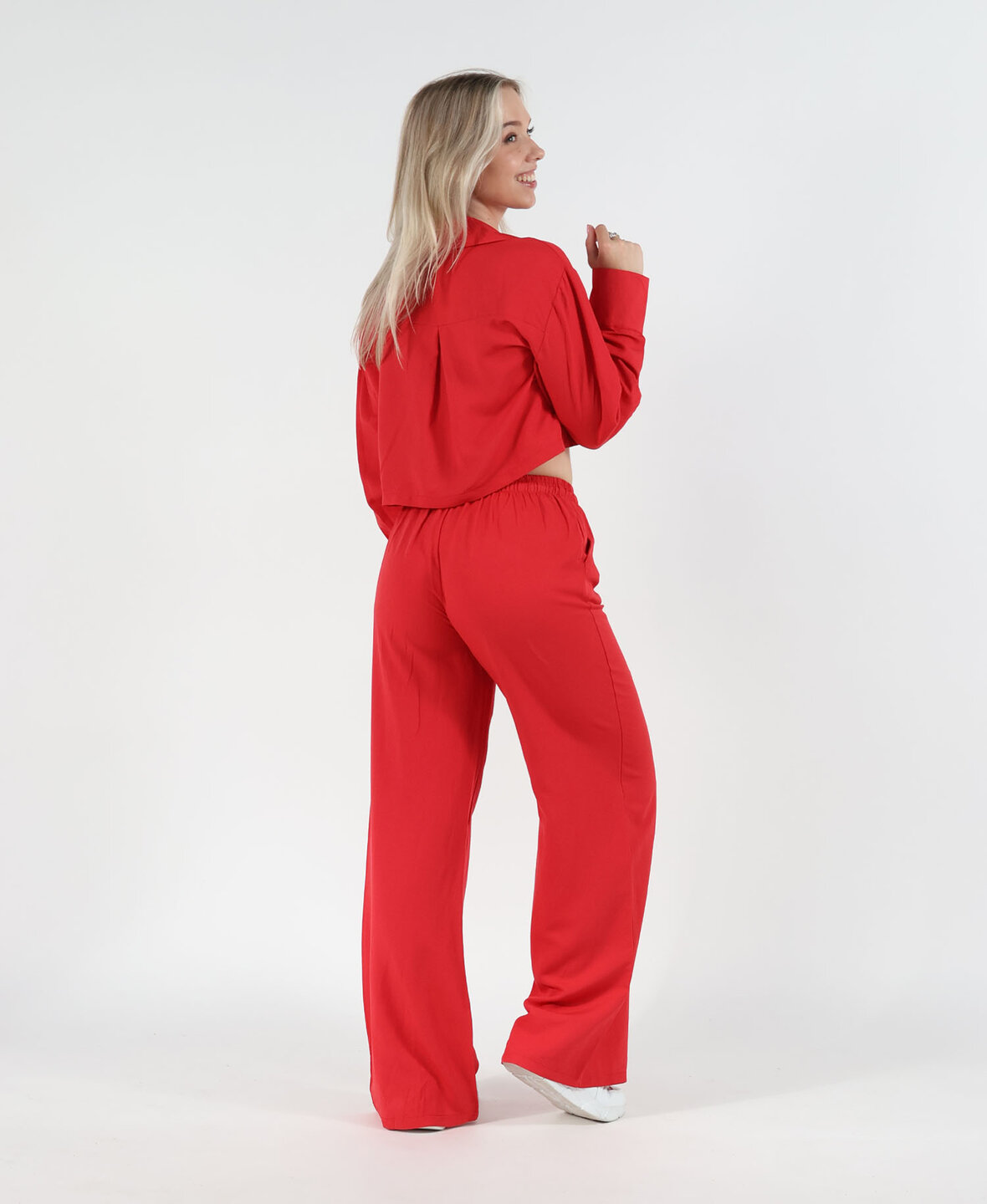 Linnen Pants Red (REGULAR)