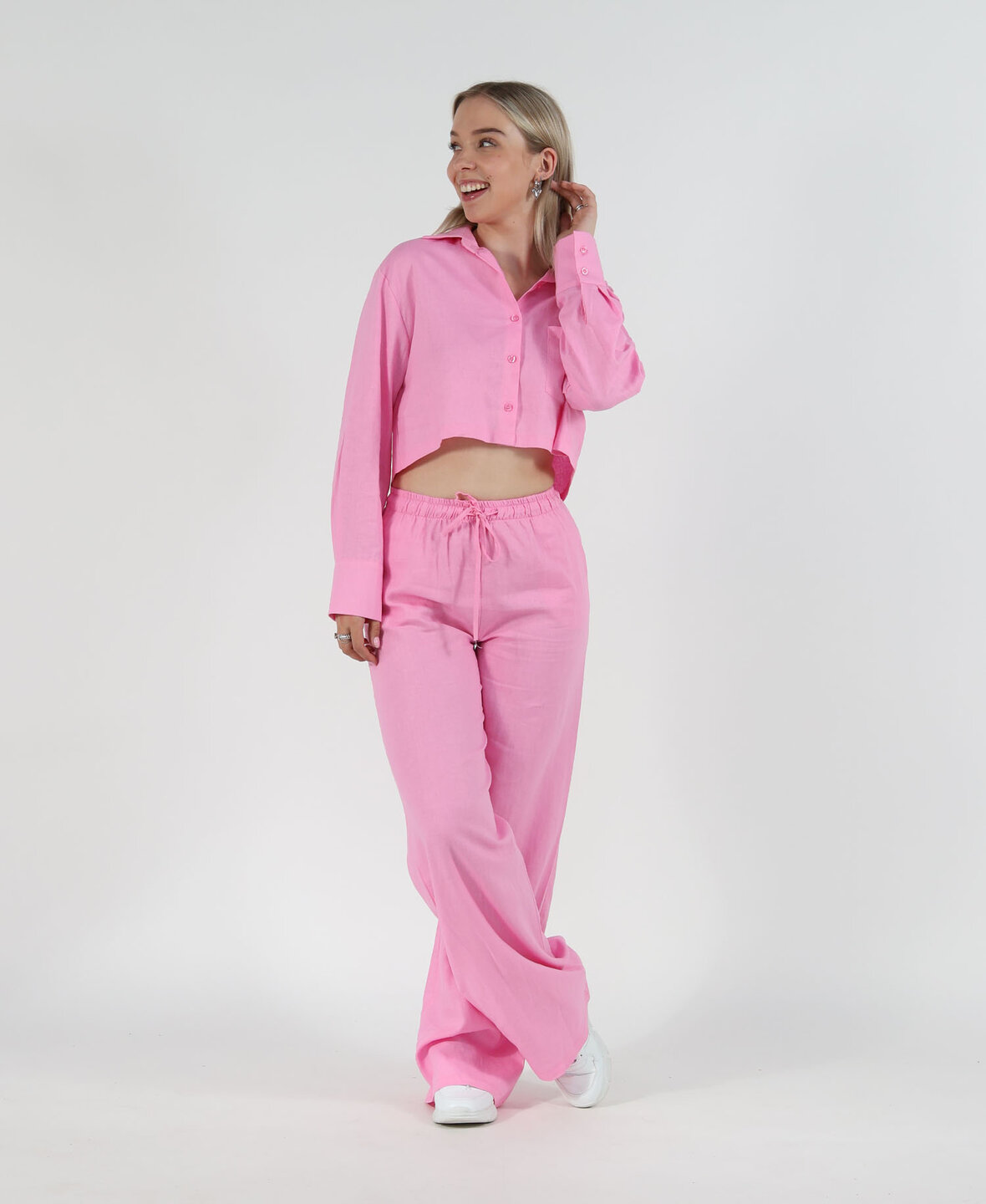 Linnen Pants Babypink (REGULAR)