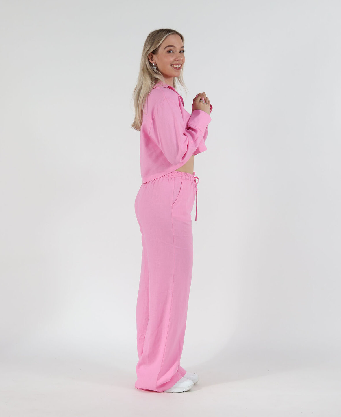 Linnen Pants Babypink (REGULAR)