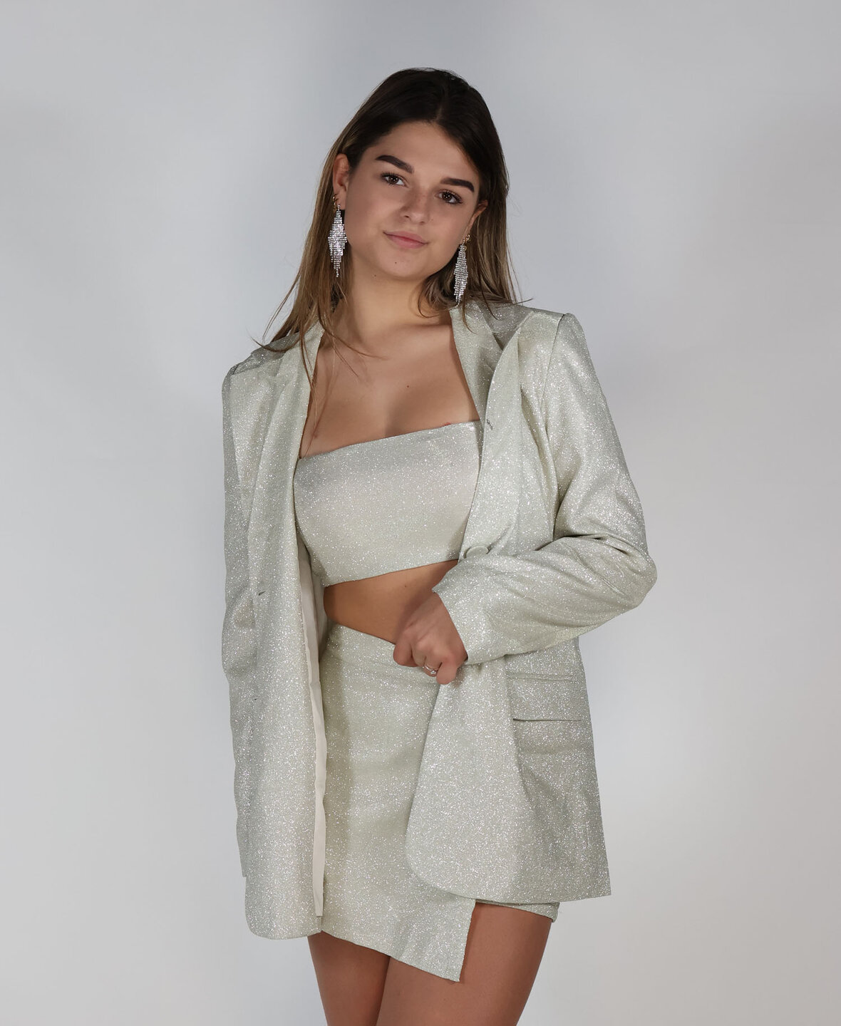 Sanne Glam Blazer Beige