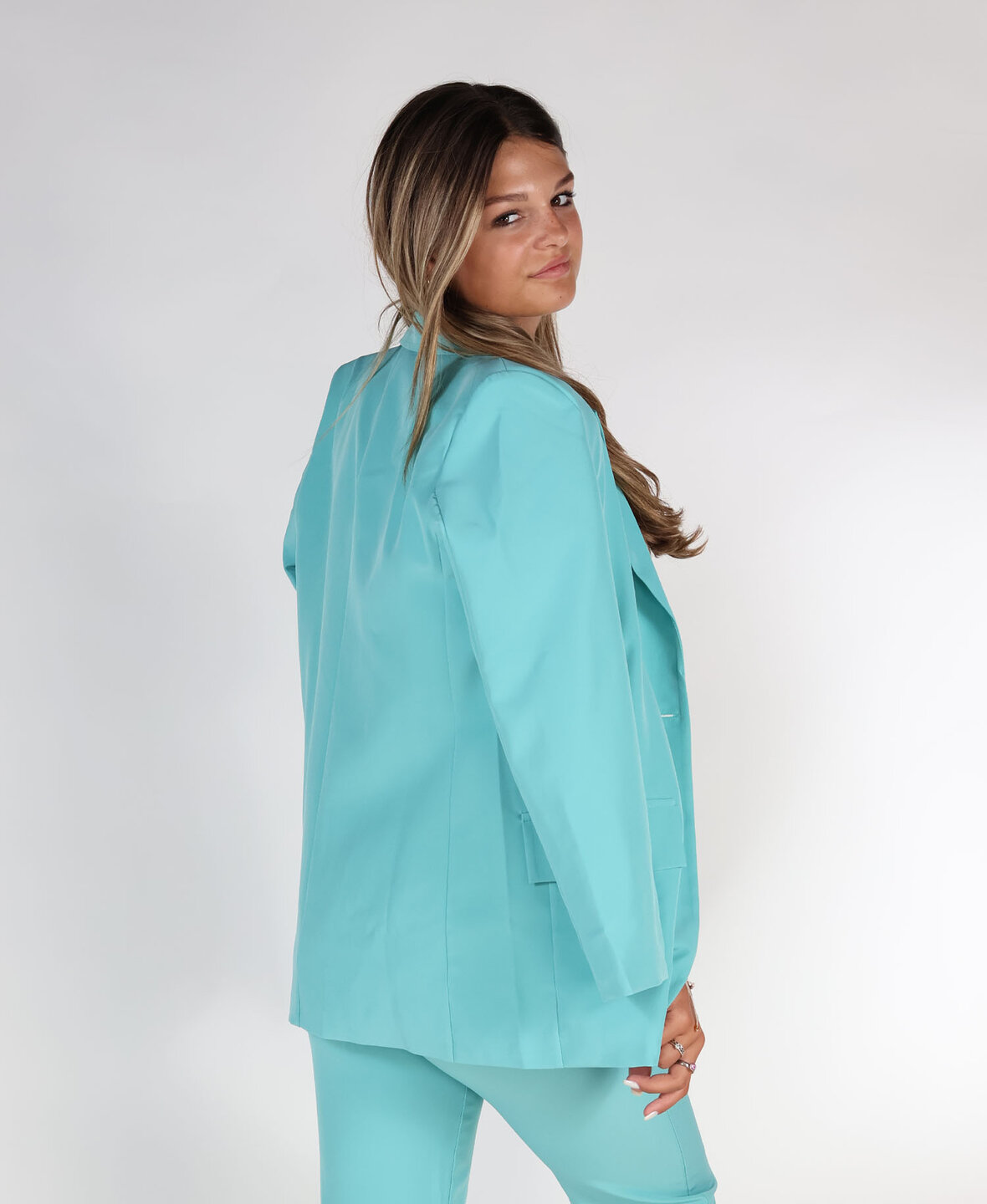 Sanne Blazer Turquoise