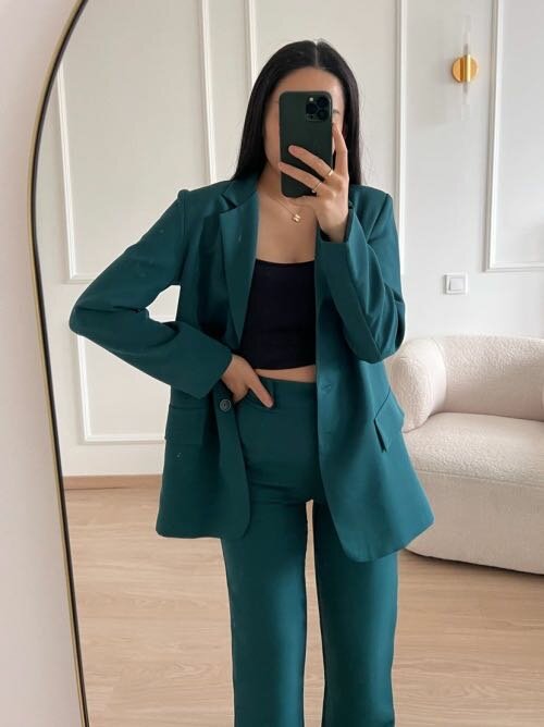 Sanne Blazer Darkgreen