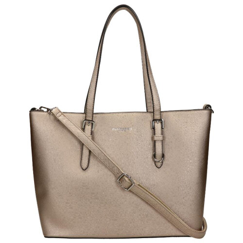 Flora en Co Saffiano Bag Metallic 