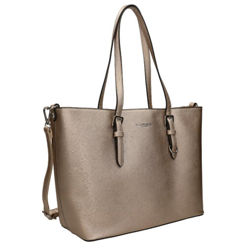 Flora en Co Saffiano Bag Metallic 