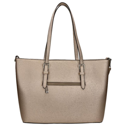 Flora en Co Saffiano Bag Metallic 