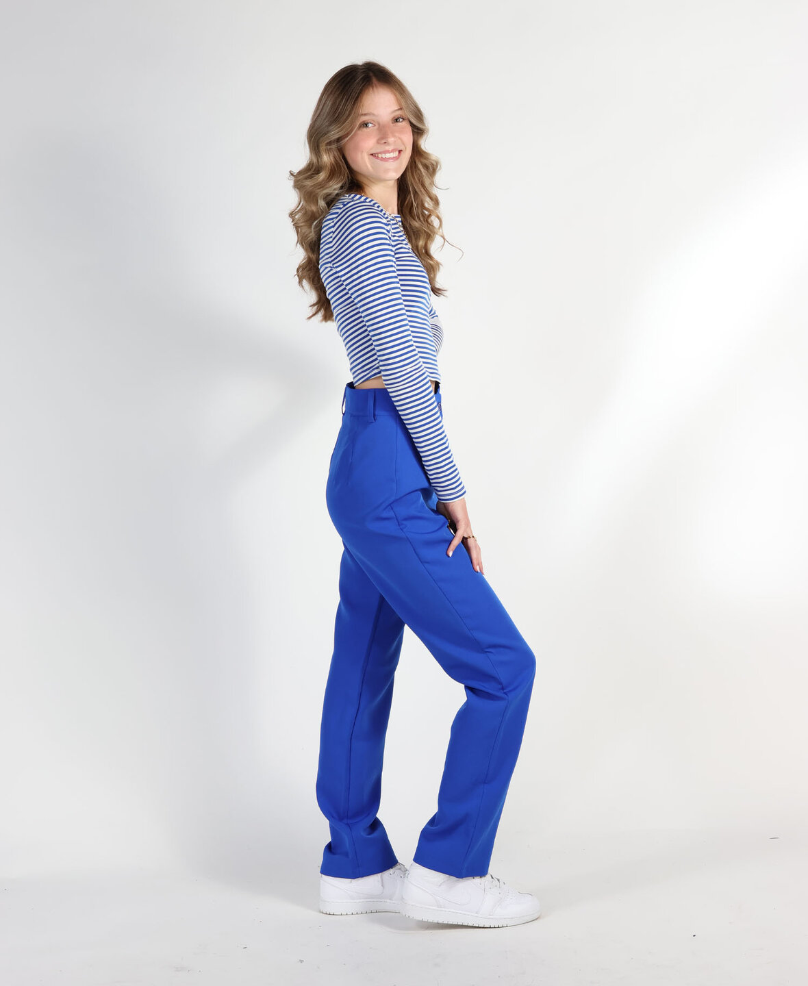 Sanne Pants Blue  (PETITE)