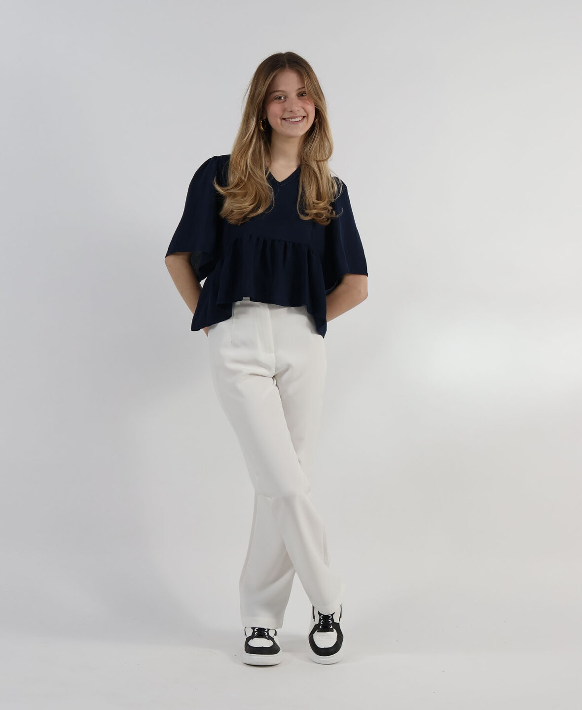 Sanne Pants White  (PETITE)