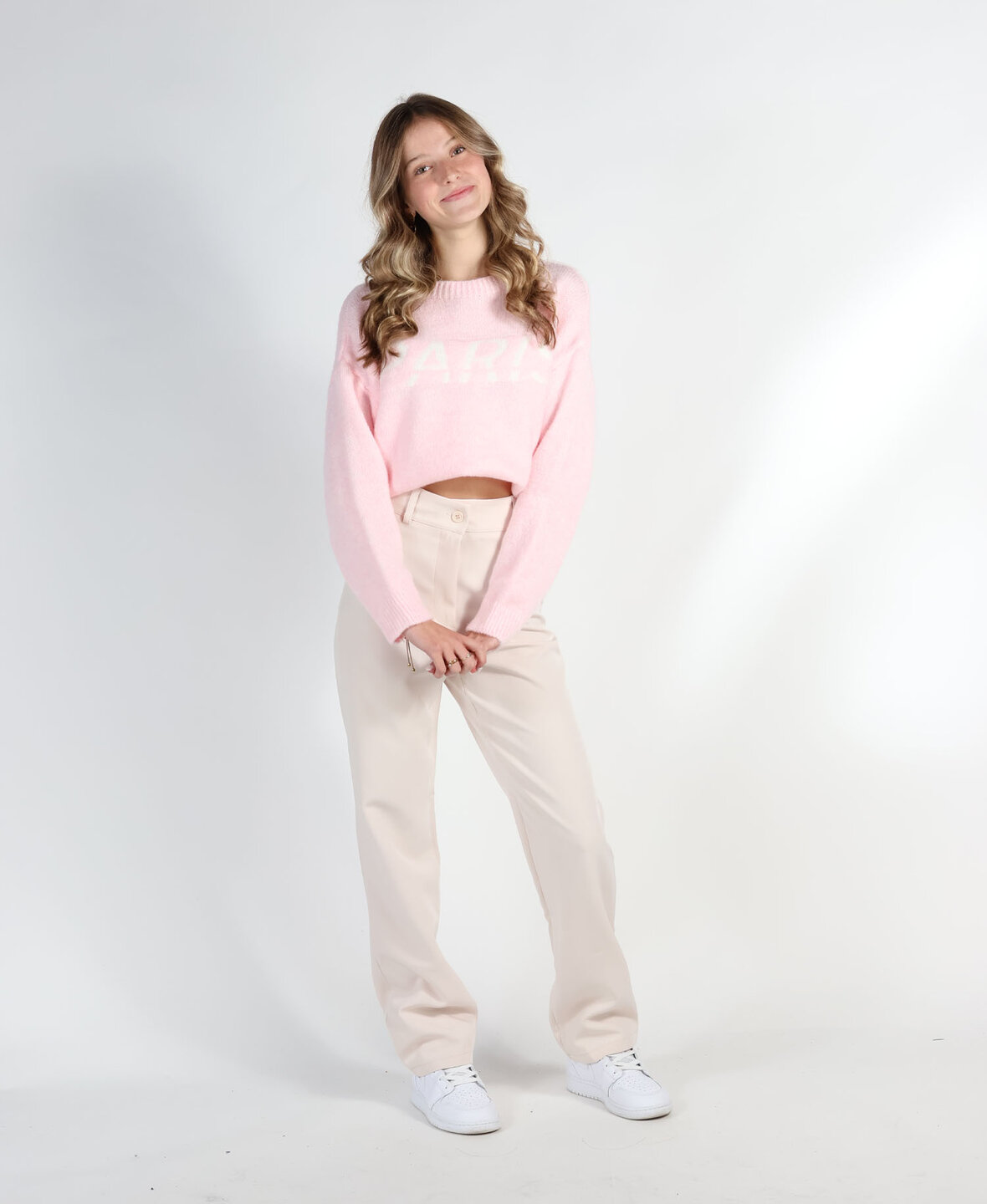 Sanne Pants Beige  (PETITE)