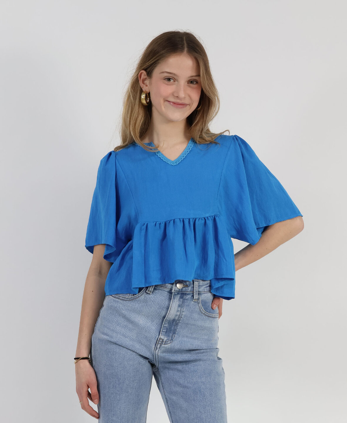 Ivy Top Skyblue