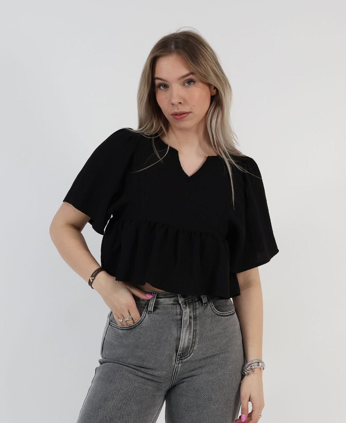 Ivy Top Black