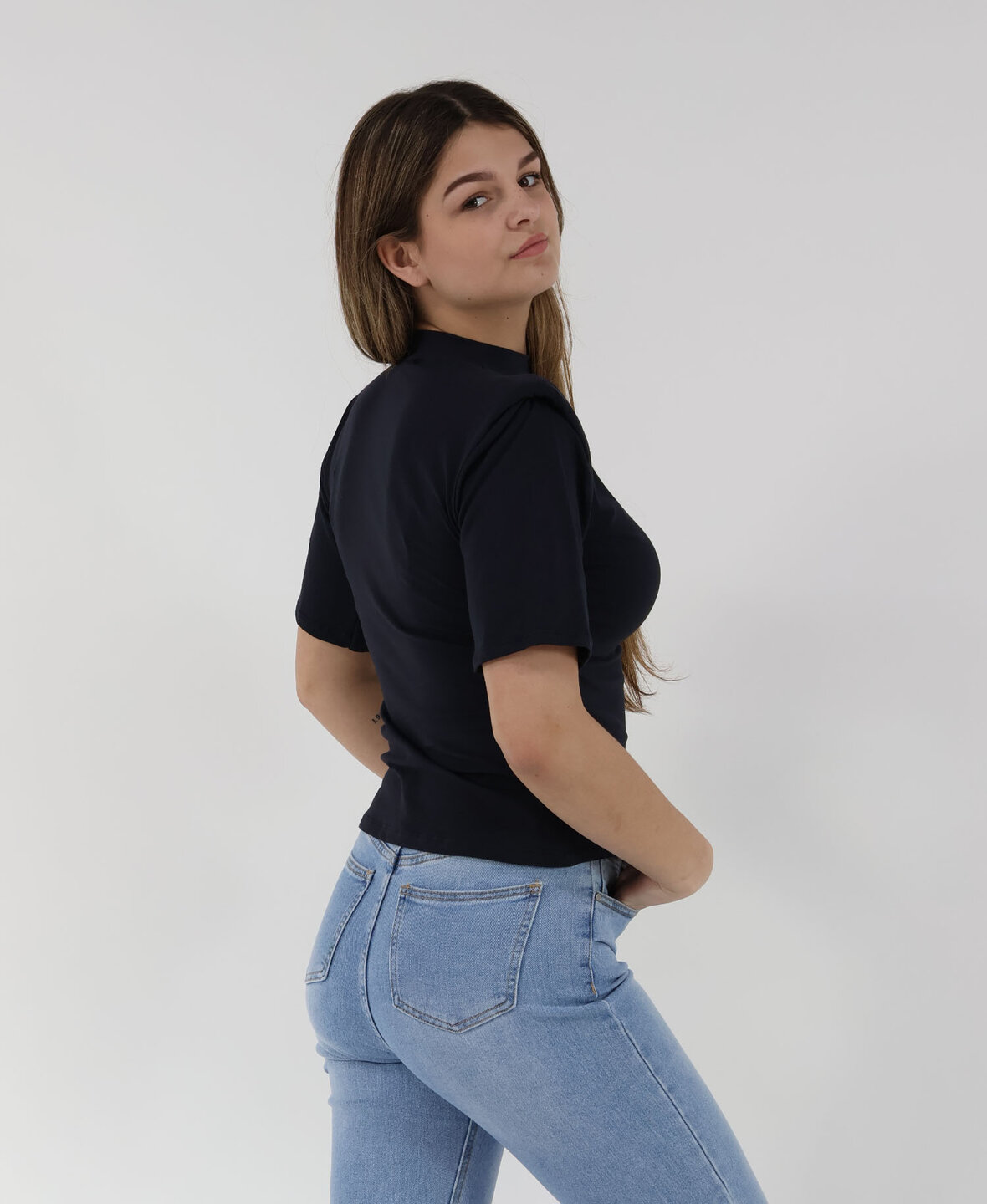 Aimee Top Navy Blue