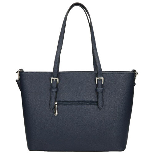 Flora en Co Saffiano Bag Navy Blue