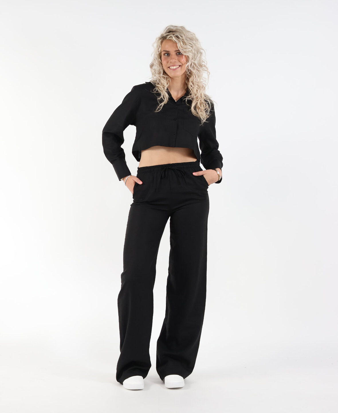 Linnen Pants Black (TALL)