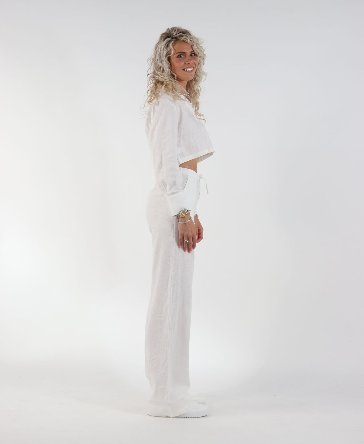 Linnen Pants White (TALL)