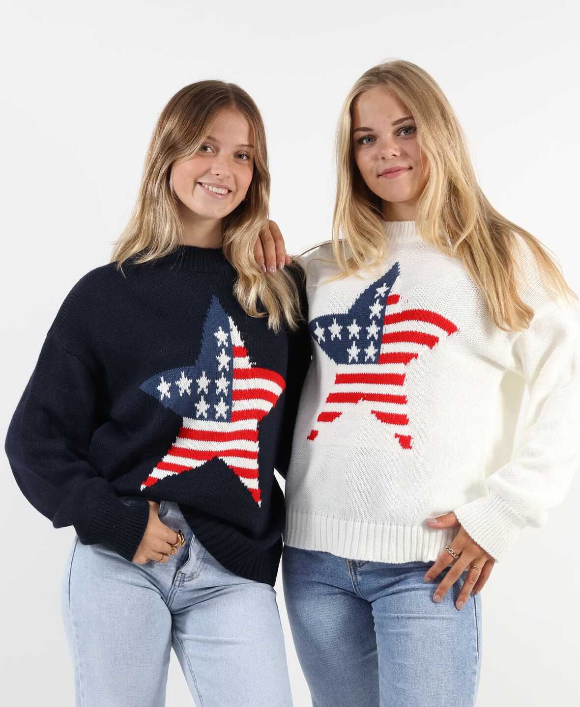 USA Star Sweat White