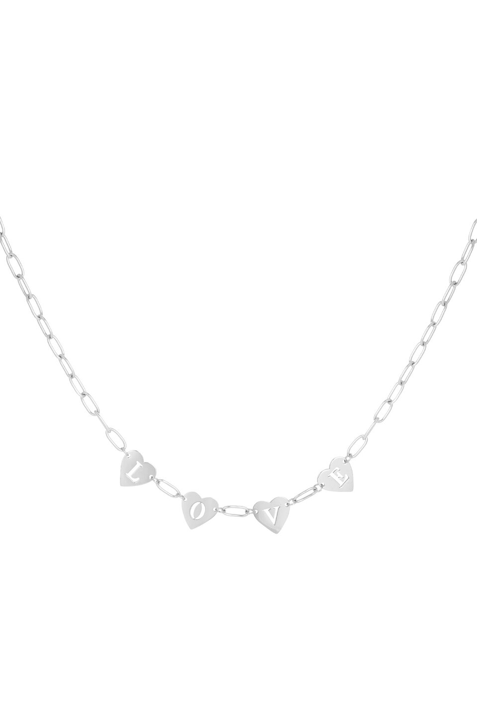 Quatro Love necklace Silver