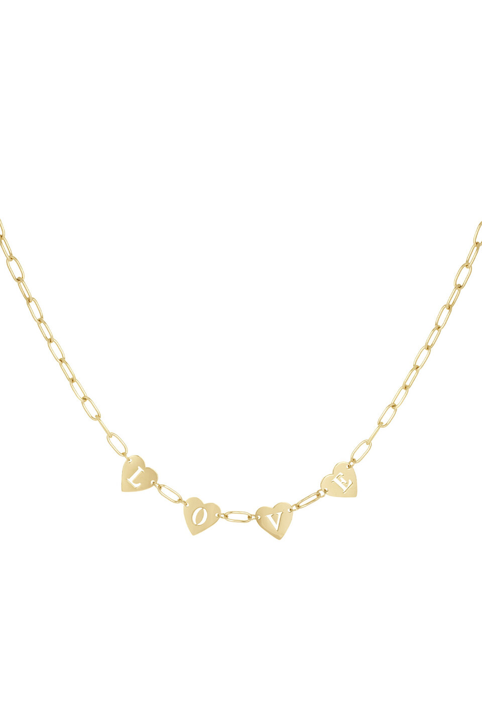 Quatro Love necklace Gold