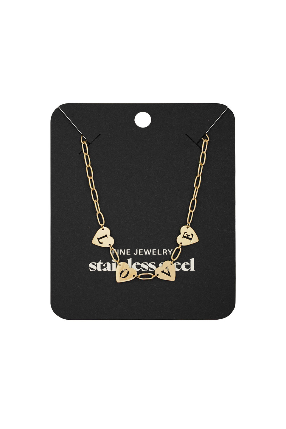 Quatro Love necklace Gold