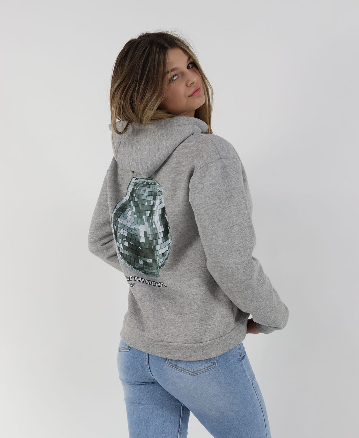 Disco Hoodie Grey