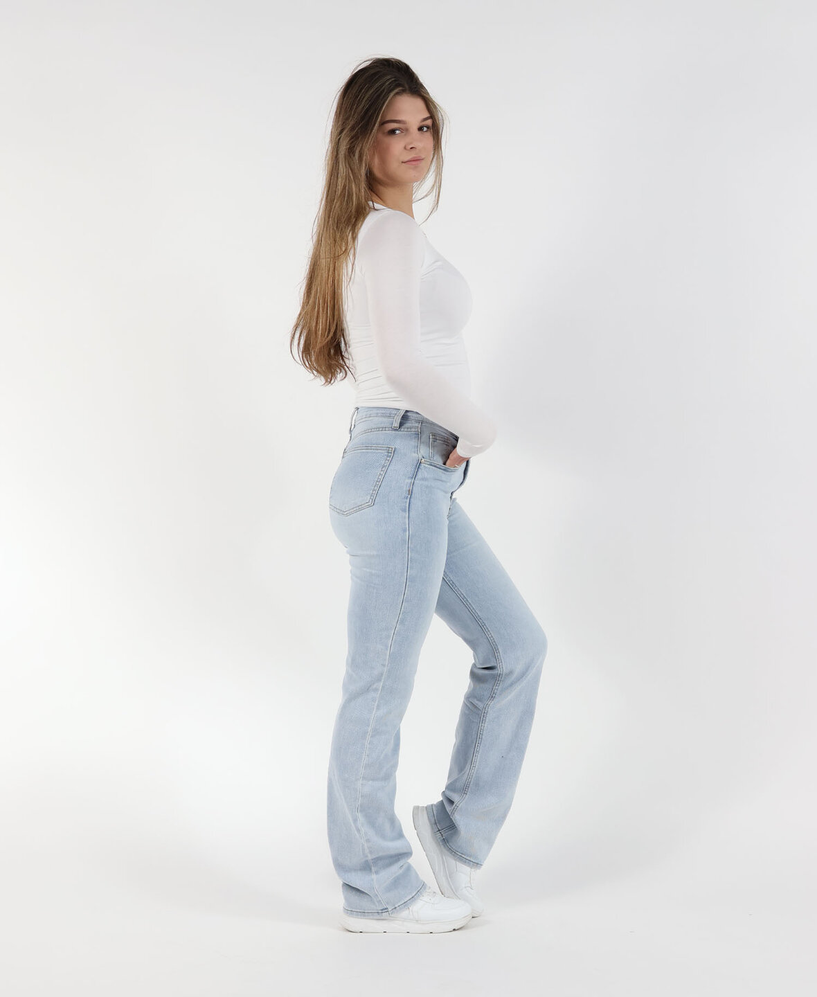 High Waist Wide Leg Jeans 2235 (TALL) 