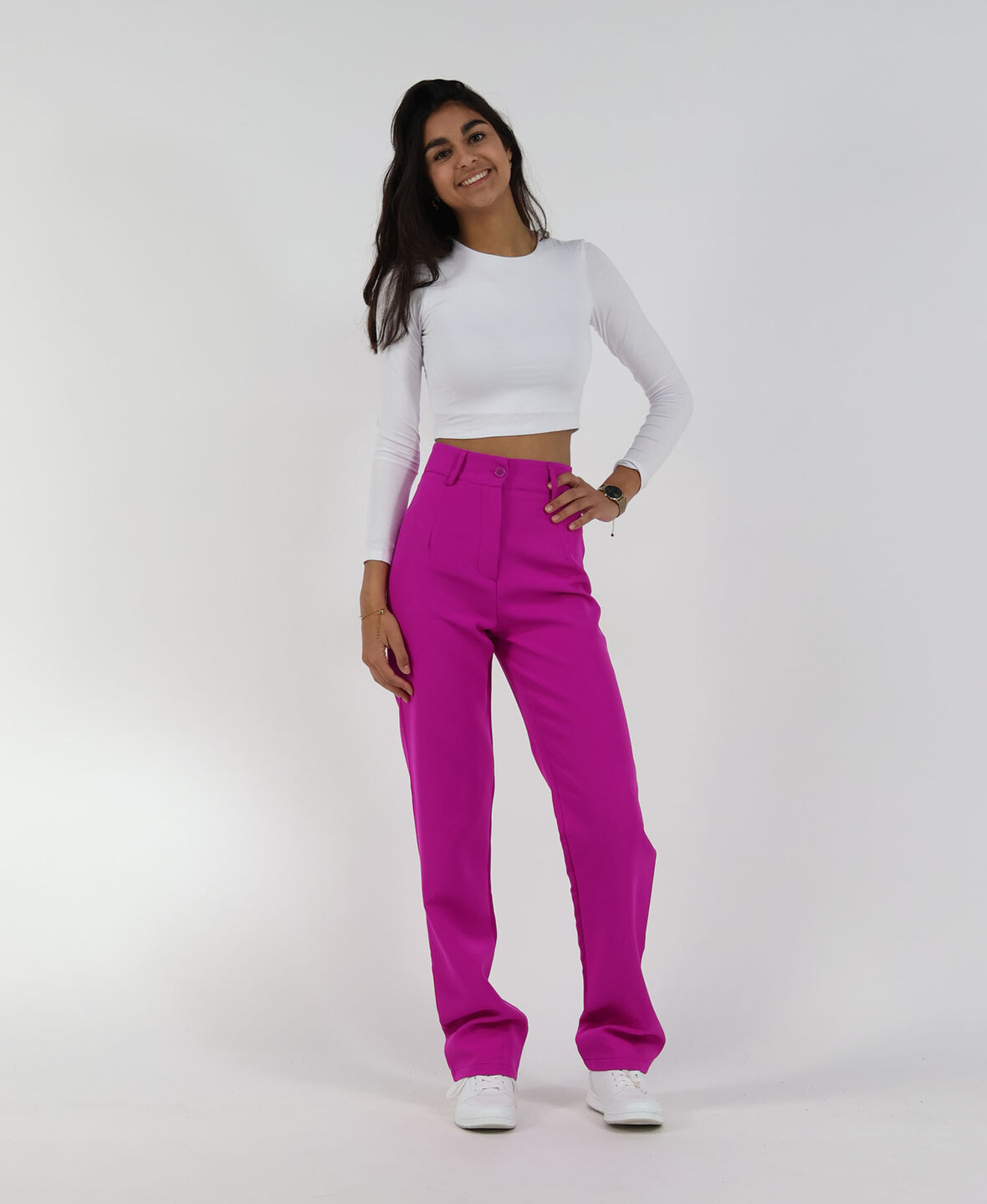 Sanne Pants Fuchsia 