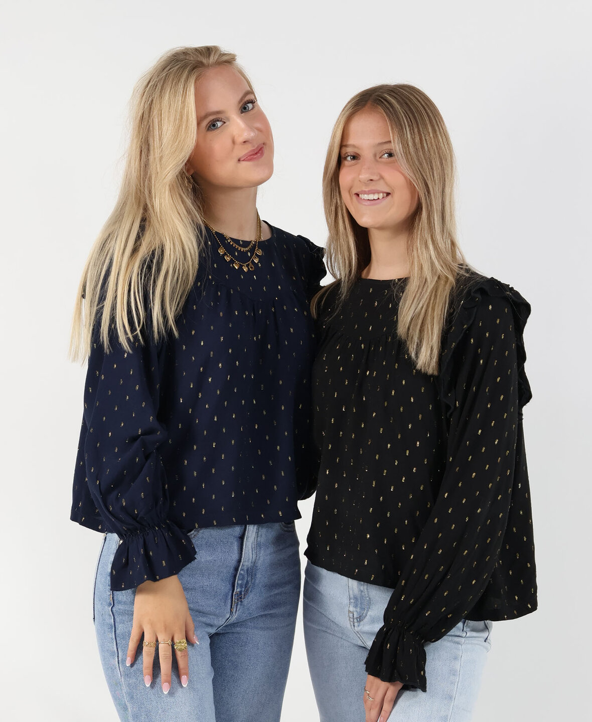 Festive Blouse Navy Blue