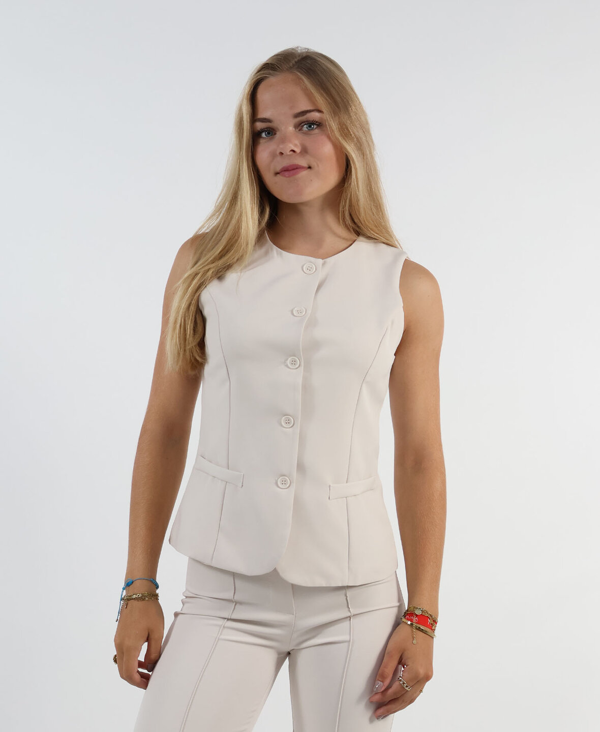 Sanne Gilet Beige